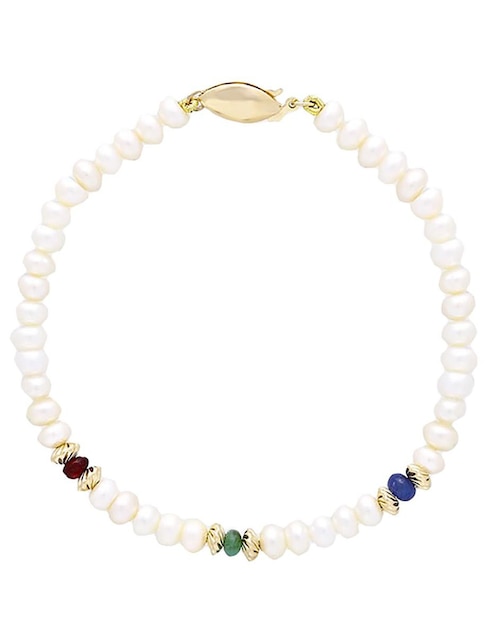 Pulsera Valessa de oro 14 K con acabado lustre