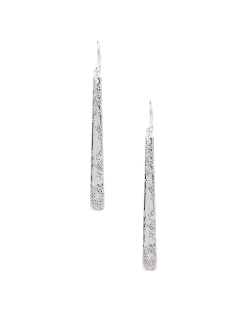 Aretes E&N Cherny de plata P 925 con acabado brillante