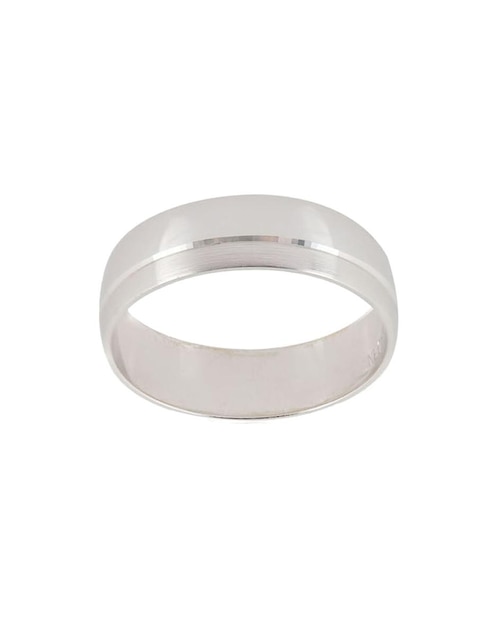 Argolla de oro blanco 14 k Redenta 1