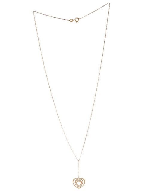 Dije de corazón de oro amarillo 14 K 1