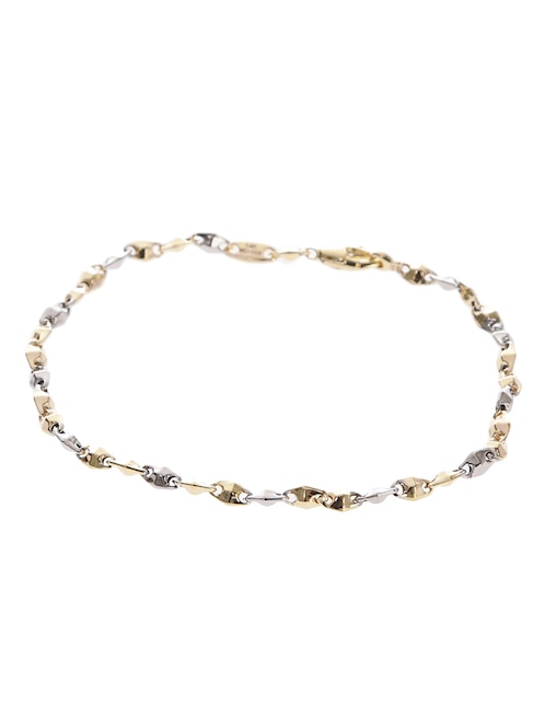 Brazalete Lusso de oro 14 K con acabado brillante