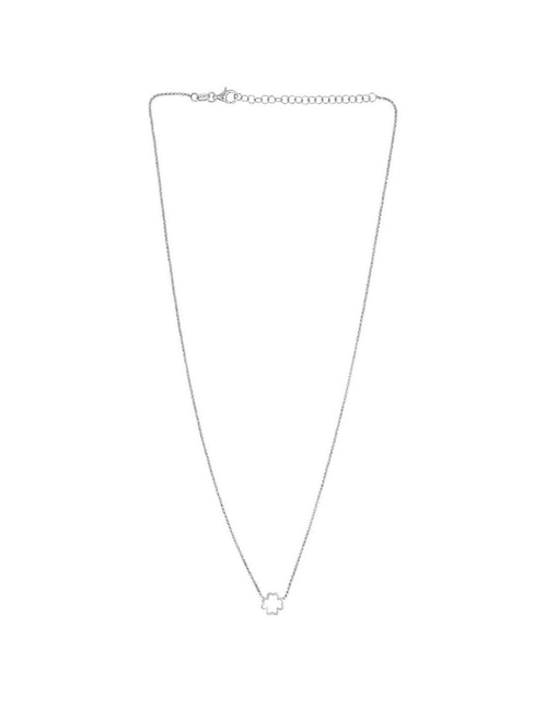 Collar de plata P925 Silvex Spa trébol