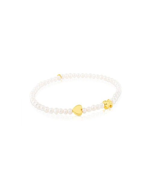 Brazalete Tous 18 K Sweet Dolls con acabado brillante