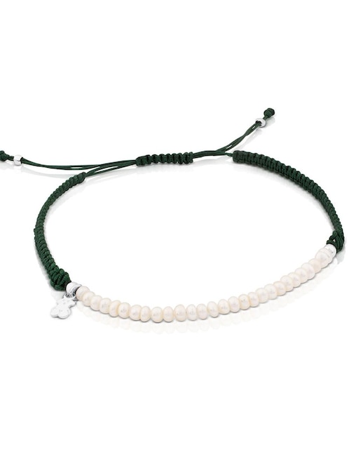 Brazalete Tous de plata P 925 con acabado liso