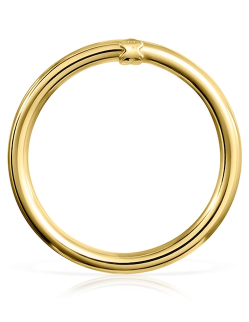 Dije circular de oro amarillo 18 K