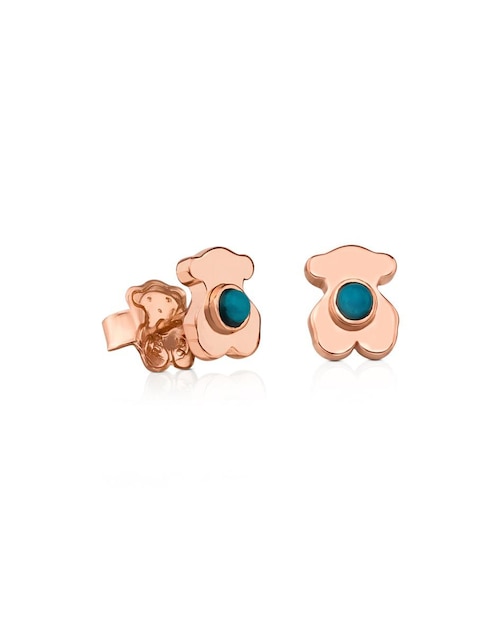 Aretes de plata P925 Tous Super Power turquesa