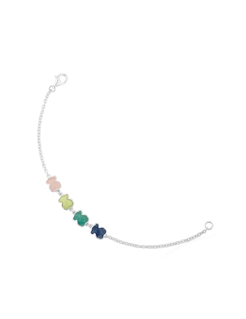 Brazalete Tous de plata P 925 New Color con acabado liso