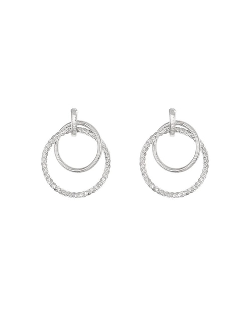 Aretes de plata P925 Silvex Spa pulido