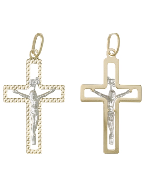 Dije de cruz Sini de oro 14 K