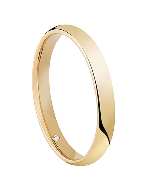 Argolla de oro 18 k diamante 1