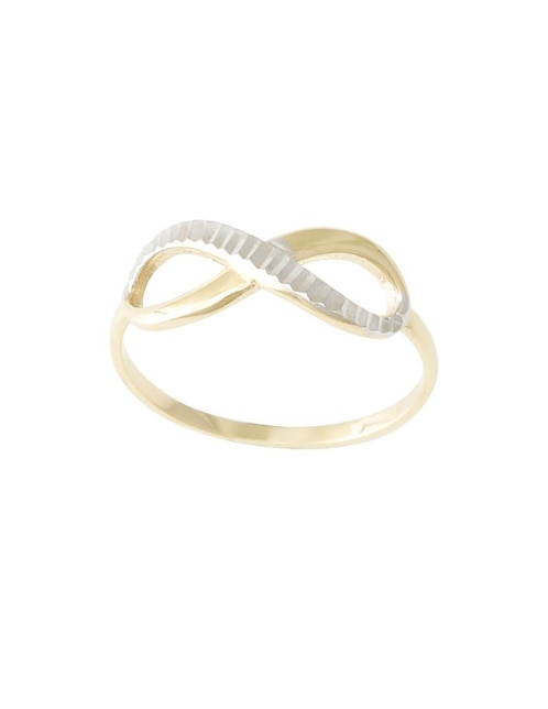 Anillo Sini 14 k de oro amarillo pulido