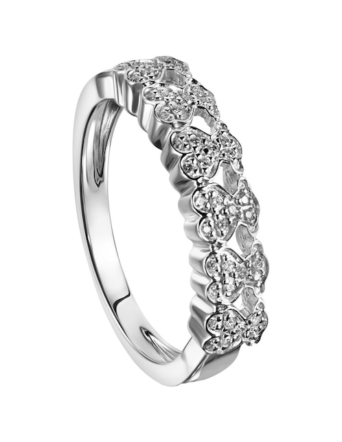 Anillo de oso Tous Puppies 18 k de oro blanco diamante brillante