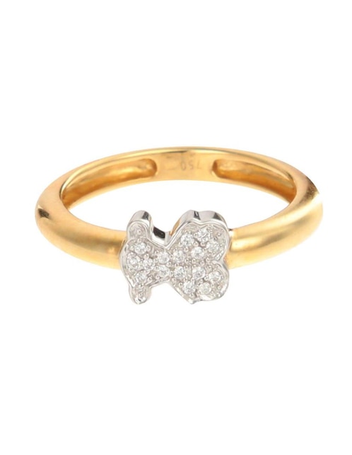 Anillo de moño Tous Gen 18 k de oro diamante brillante