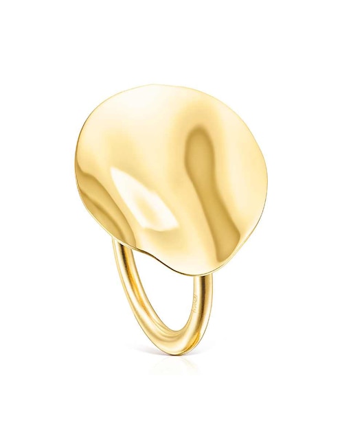 Anillo Tous P 925 de plata vermeil pulido