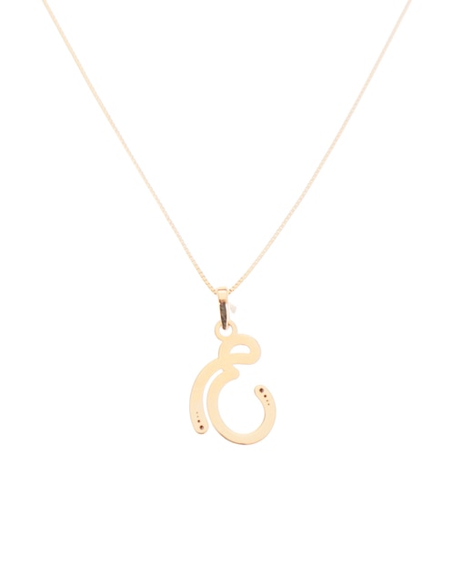 Colgante Y Dije de letras de oro 14 K 1