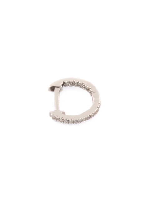 Piercing de oro blanco 14 K con acabado pavé diamante 1