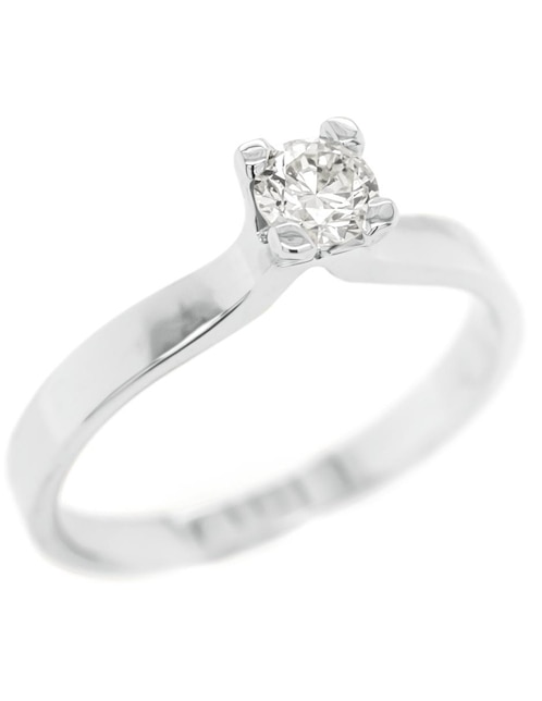 Solitario de oro 14 k Idc diamante