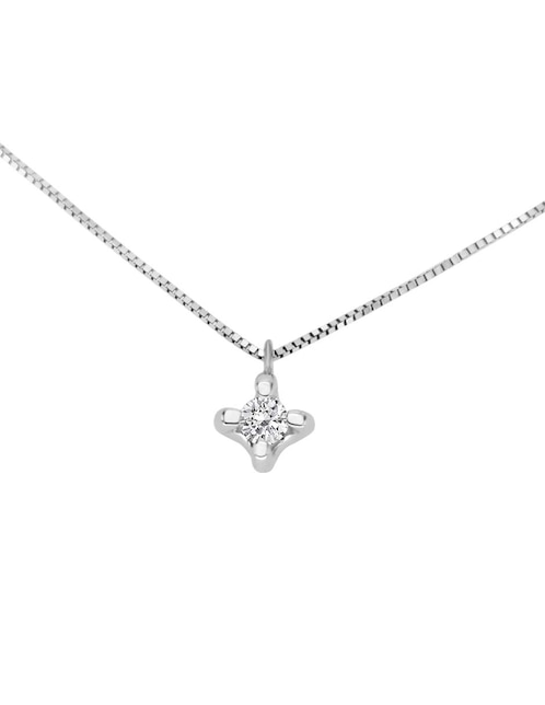 Gargantilla Klamore Escape de oro blanco 14 K