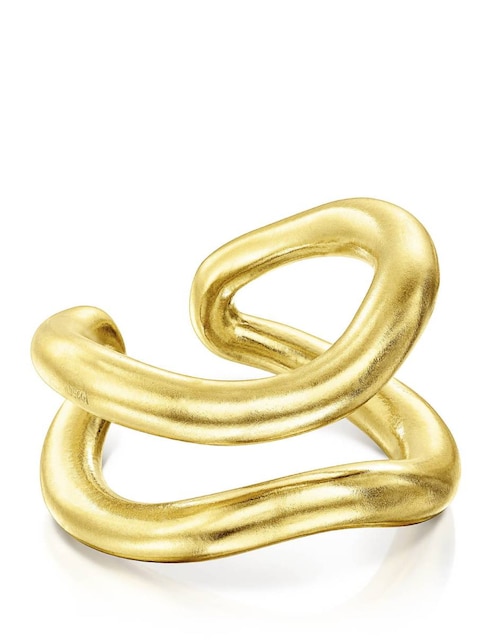 Anillo de nudo Tous Hav P 925 de plata vermeil lustre