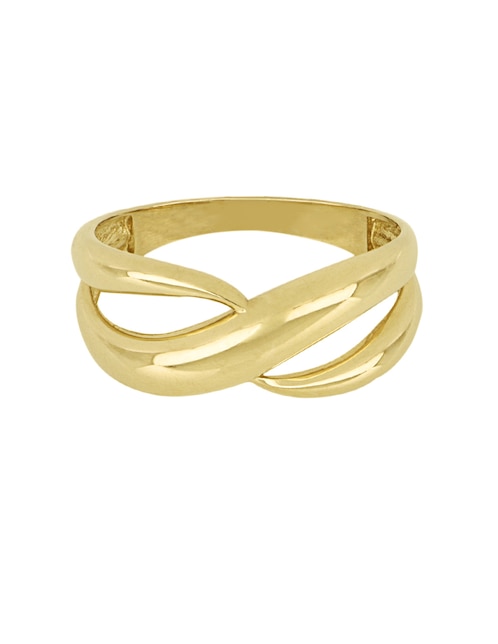 Anillo de oro amarillo 14 K Dinasti pulido