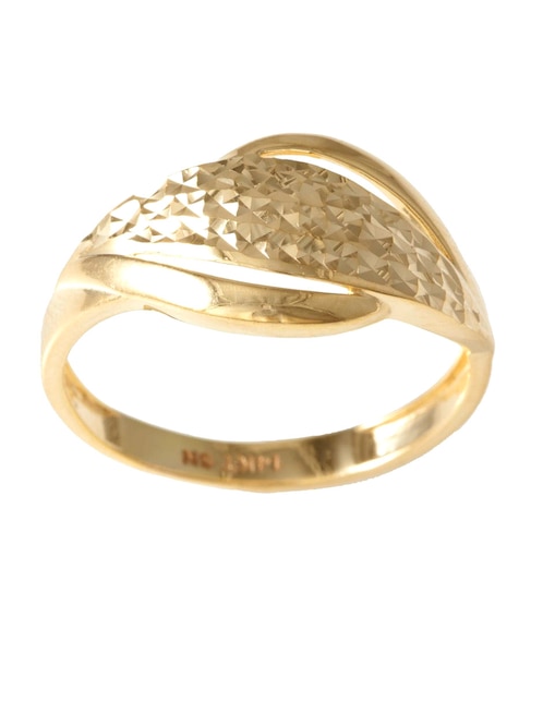Anillo 14 k de oro pulido 1