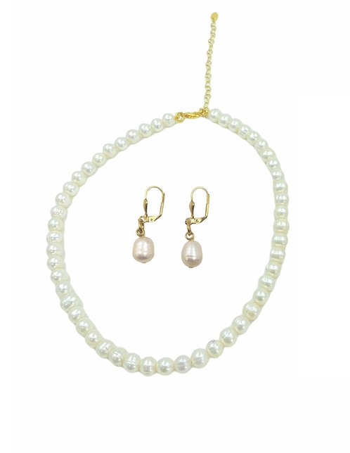 Aretes y collar Mancini