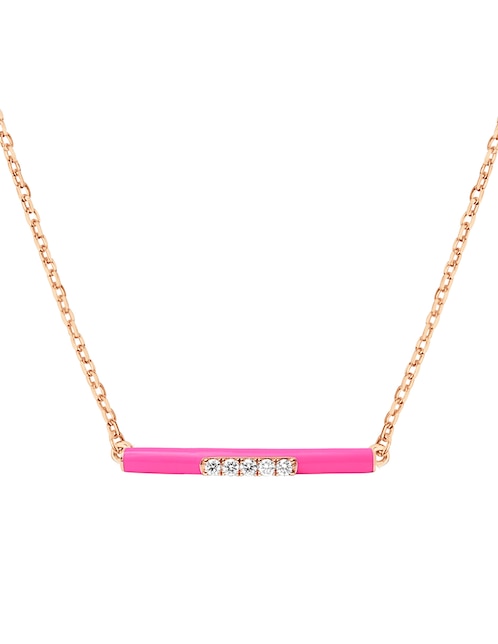 Collar Marbella de oro rosa 14 K