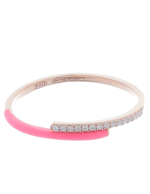Anillo 14 k de oro diamante brillante 1