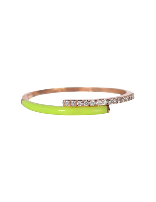 Anillo 18 k de oro diamante brillante 1