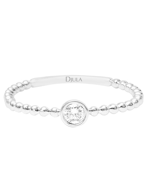 Anillo Mix and Match 18 k de oro diamante pavé 1