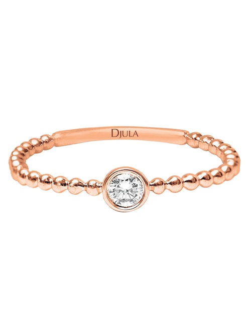 Anillo Mix and Match 18 k de oro diamante pavé