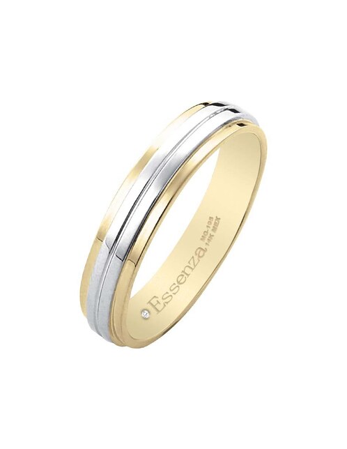 Argolla de oro amarillo 14 k Valentine 1
