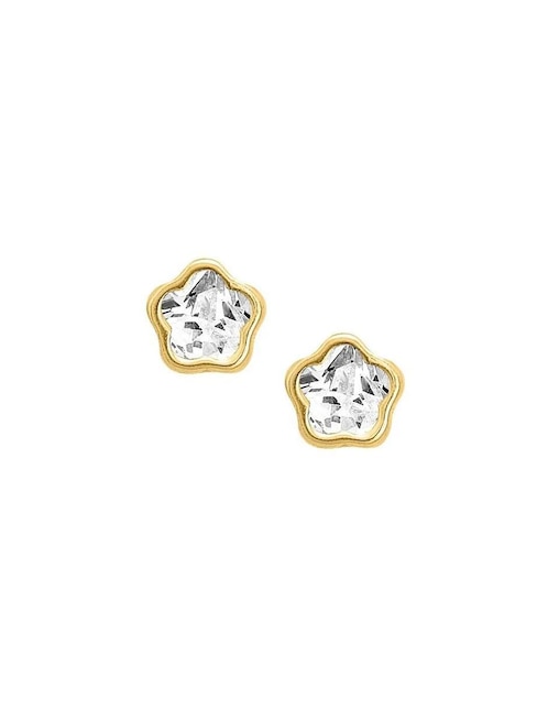 Broqueles con acabado brillante zirconia 1
