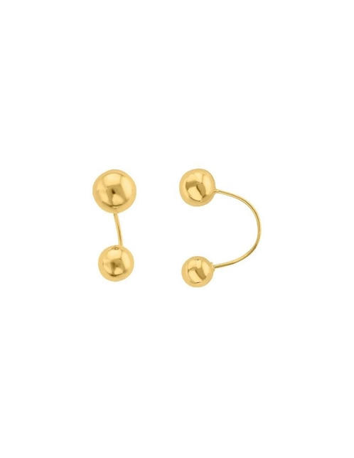 Broqueles Joyería M De Leon con acabado brillante