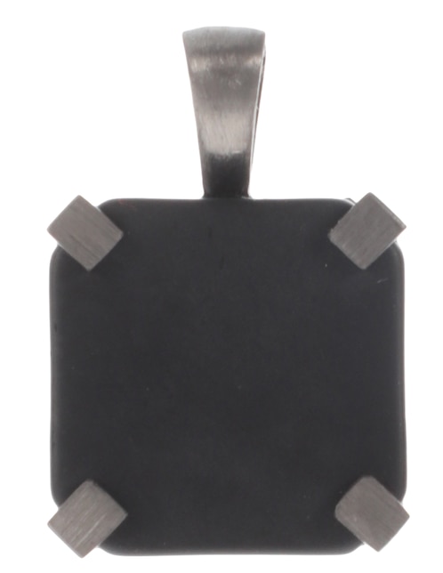 Dije cuadrado de plata P 925 lapislázuli 1