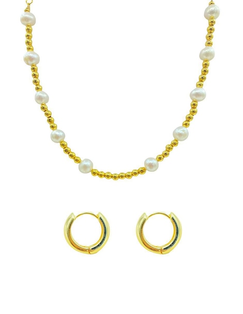 Aretes y collar Mancini