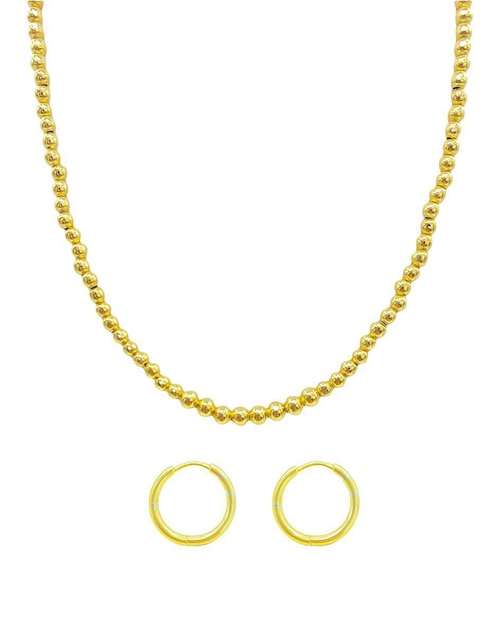 Aretes y collar