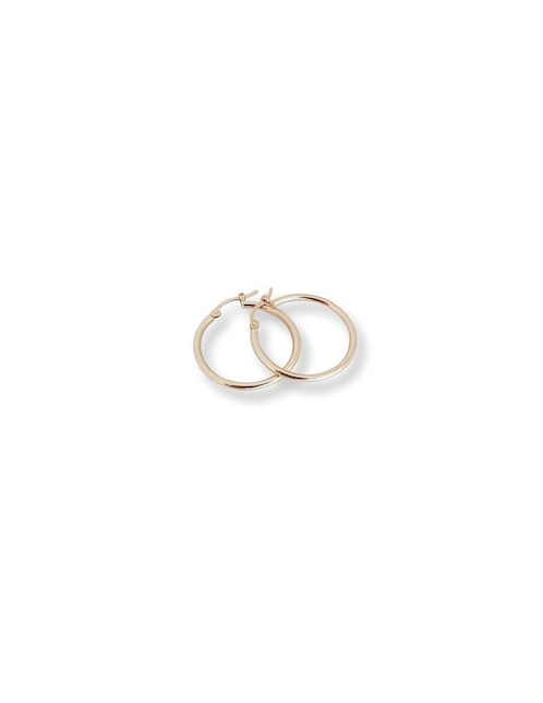 Arracadas Casa Del Anillo de oro con acabado brillante