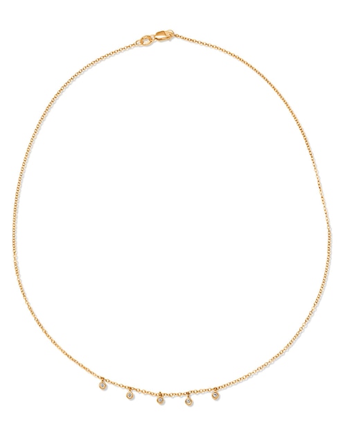 Collar Jayda de oro amarillo 14 K