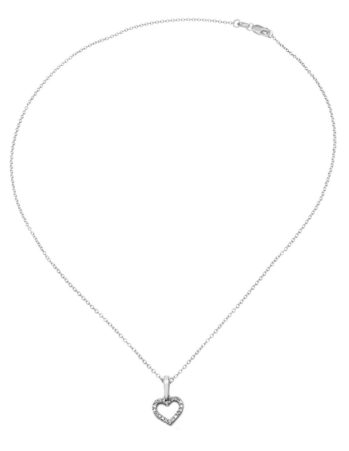 Collar de oro blanco 14 K 1