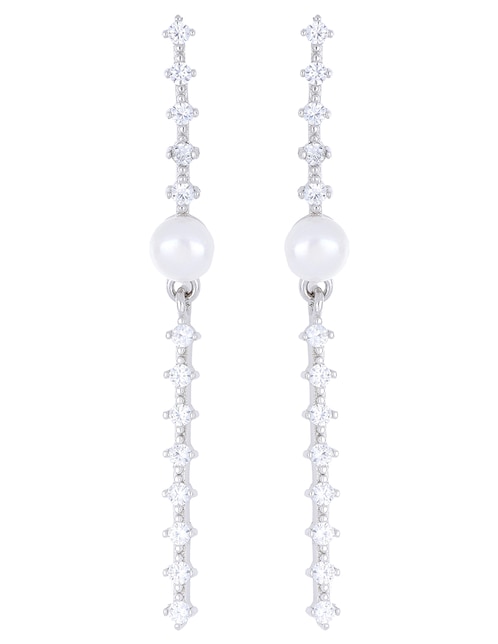 Aretes Valoro de plata P 925 perla