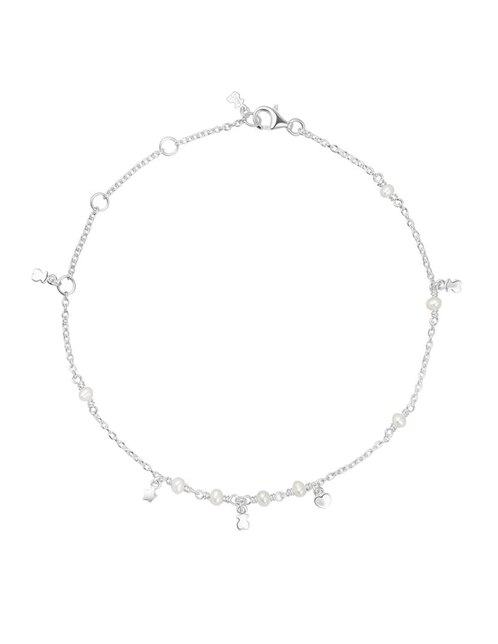 para mujer pulsera y collar Annmors Abalorio de plata de ley 925 con diseño de infinito 