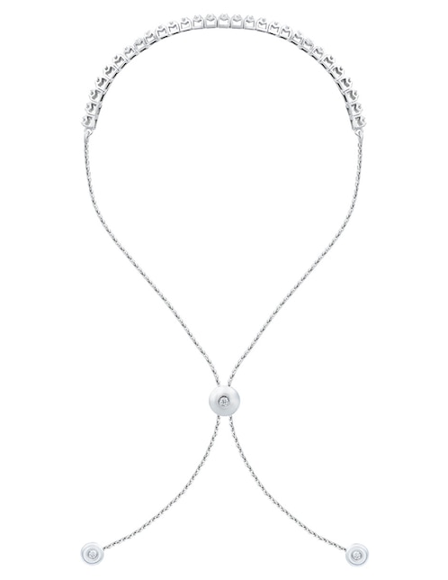 Pulsera Riccardo Orsato de oro blanco 14 K con acabado brillante