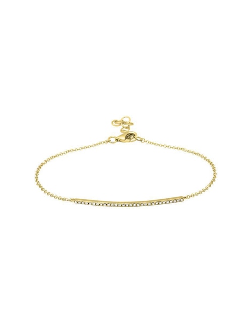 Pulsera Amore Mio de oro amarillo con acabado pulido