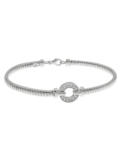 Pulsera Silvex Spa de plata P 925 con acabado baño rodio
