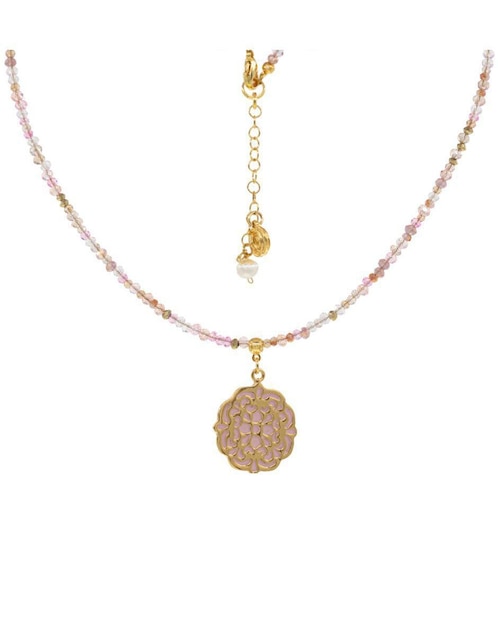 Collar Ablime Joyería Mandalas de baño de oro