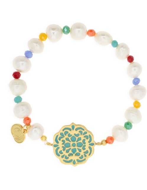 Pulsera Ablime Joyería de baño de oro Mandalas