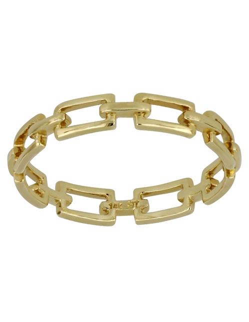 Anillo 14 k de oro brillante 1