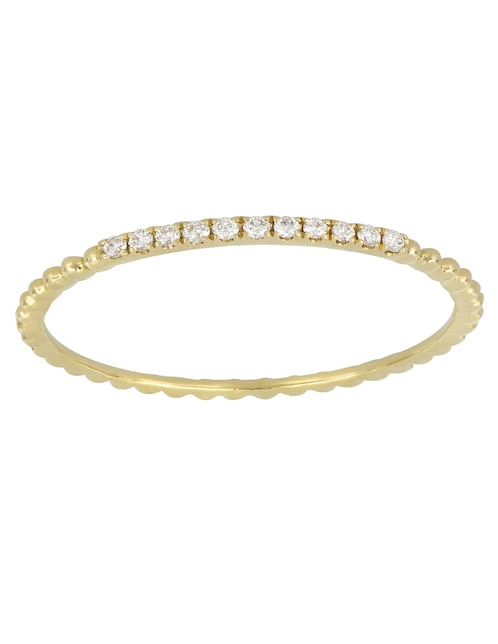 Anillo Bony Levy 18 k de oro diamante brillante