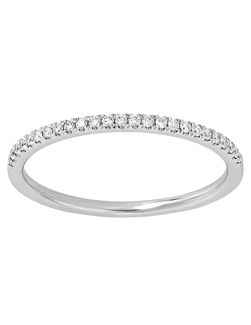 Anillo Bony Levy Shota Aizawa 18 k de oro blanco diamante brillante